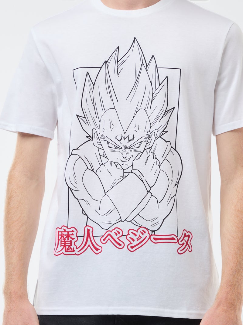Katoenen T-shirt 'Sun City' 'Dragon Ball Z' wit - Kiabi