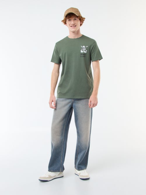 Katoenen T-shirt 'Sun City' 'One Piece' - Kiabi Katoenen T-shirt 'Sun City' 'One Piece' - Kiabi