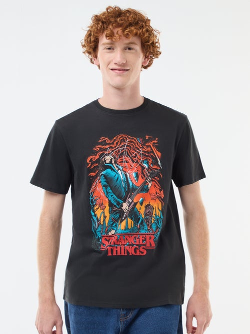 Katoenen T-shirt 'Sun City' 'Stranger Things' 'Netflix' - Kiabi