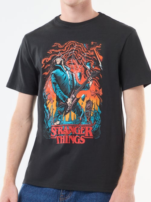 Katoenen T-shirt 'Sun City' 'Stranger Things' 'Netflix' - Kiabi