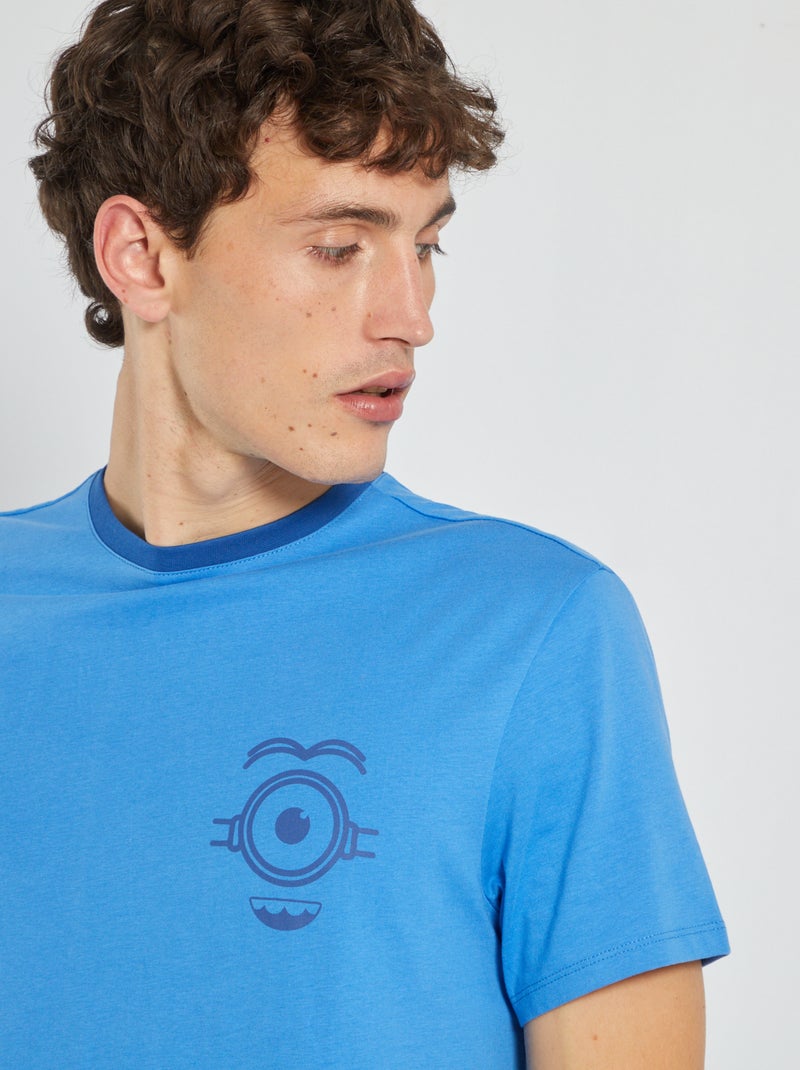 Katoenen T-shirt 'The Minions' BLAUW - Kiabi