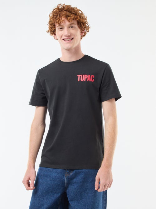 Katoenen T-shirt 'Tupac' - Kiabi