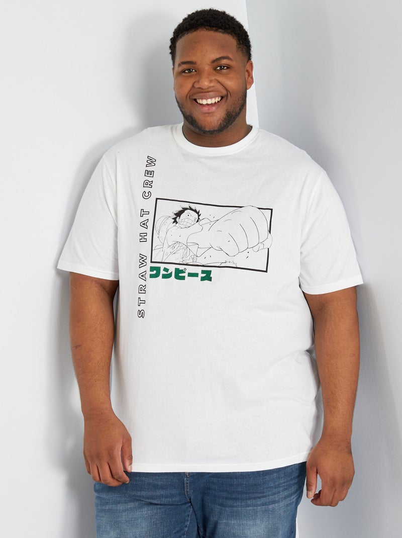 Katoenen T-shirt wit - Kiabi