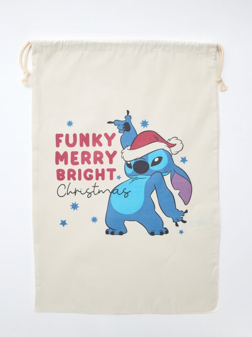 Katoenen tas met koordje 'Disney' 'Stitch' - Kiabi