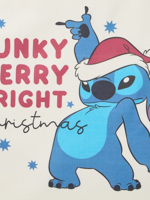 Katoenen tas met koordje 'Disney' 'Stitch' - Kiabi