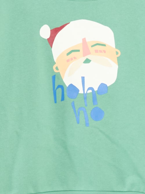 Katoenen trui met kerstmotief - Kiabi