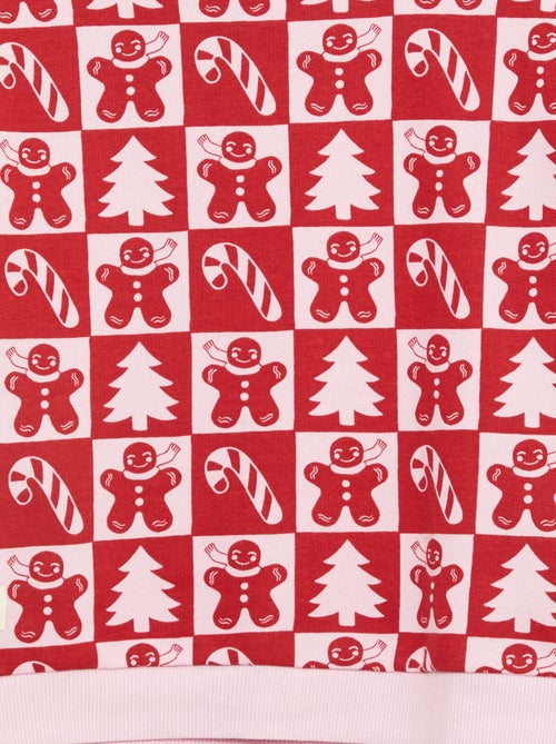 Katoenen trui met kerstmotief - Kiabi