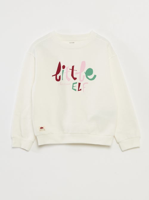 Katoenen trui met kerstmotief - Kiabi Katoenen trui met kerstmotief - Kiabi