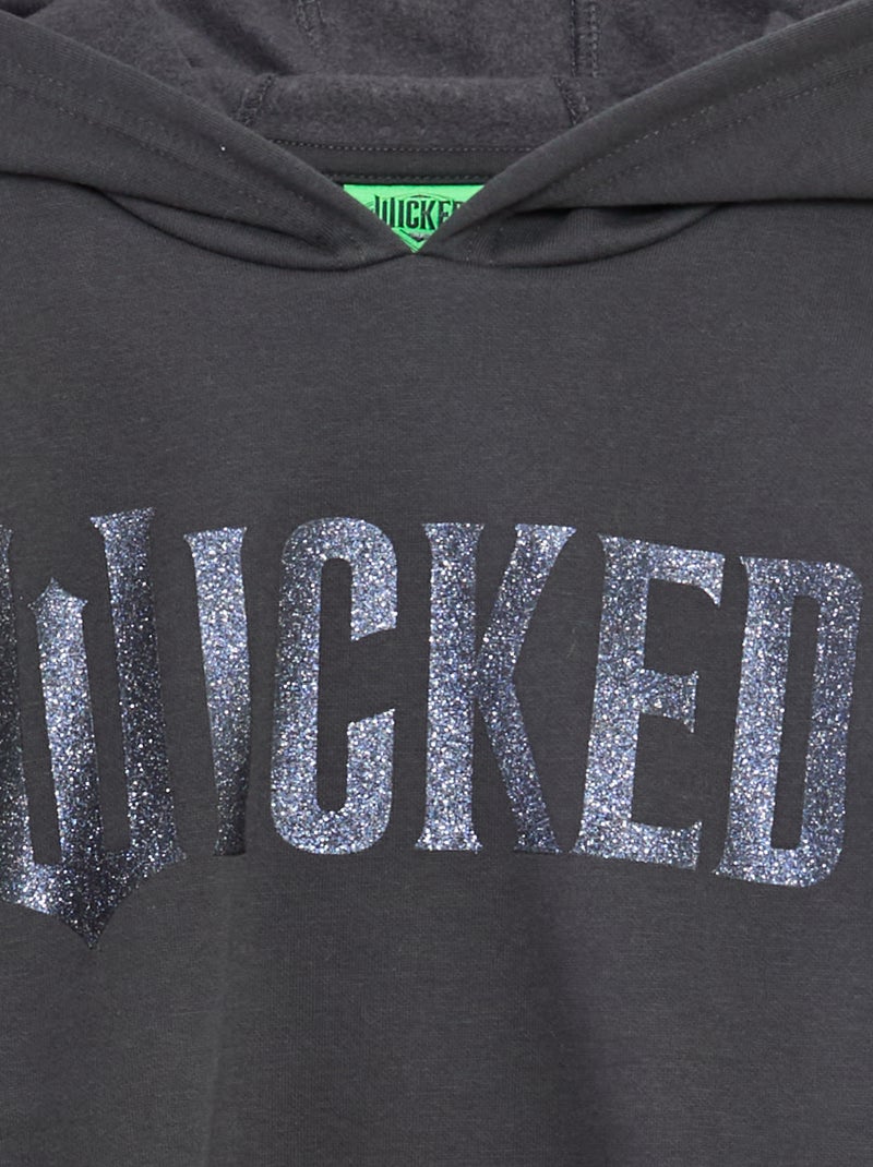 Katoenen Universal-hoodie met Wicked-print Zwart - Kiabi