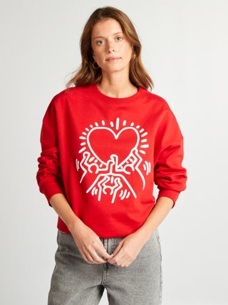 'Keith Haring'-sweater - Valentijnsdag