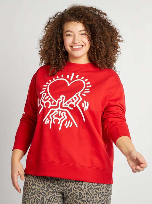 'Keith Haring'-sweater - Valentijnsdag - Kiabi