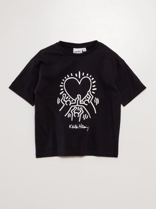 'Keith Haring'-T-shirt - Valentijnsdag