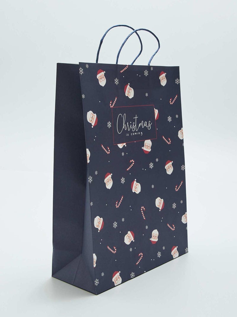 Kerstcadeautasje BLAUW - Kiabi