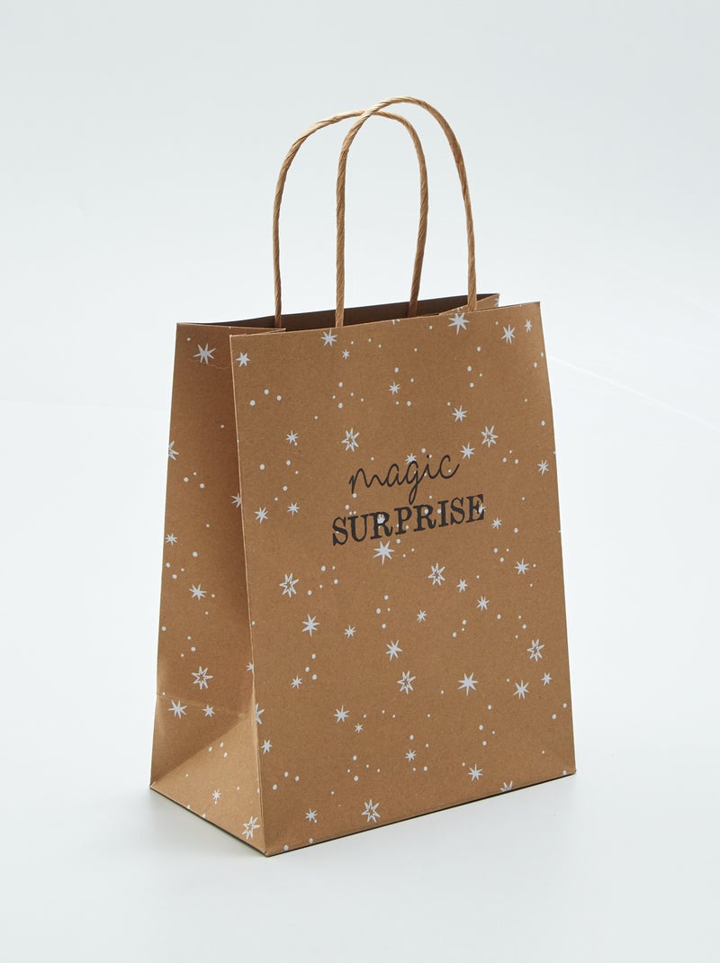Kerstcadeautasje BRUIN - Kiabi