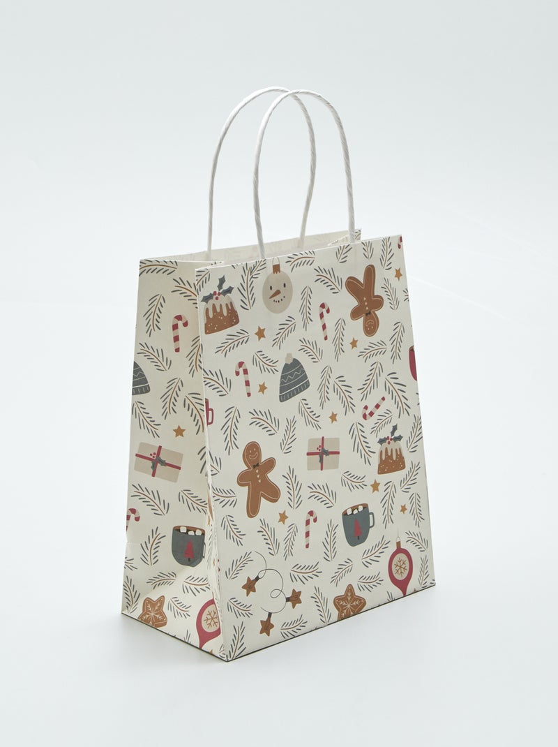 Kerstcadeautasje WIT - Kiabi