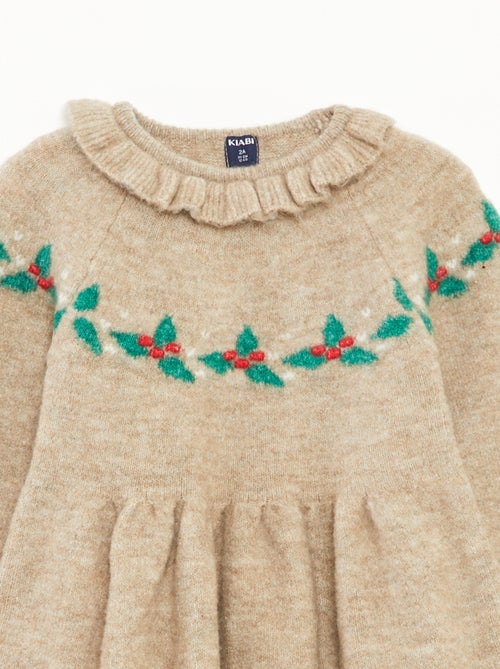 Kerstjurk met kraagje - Kiabi