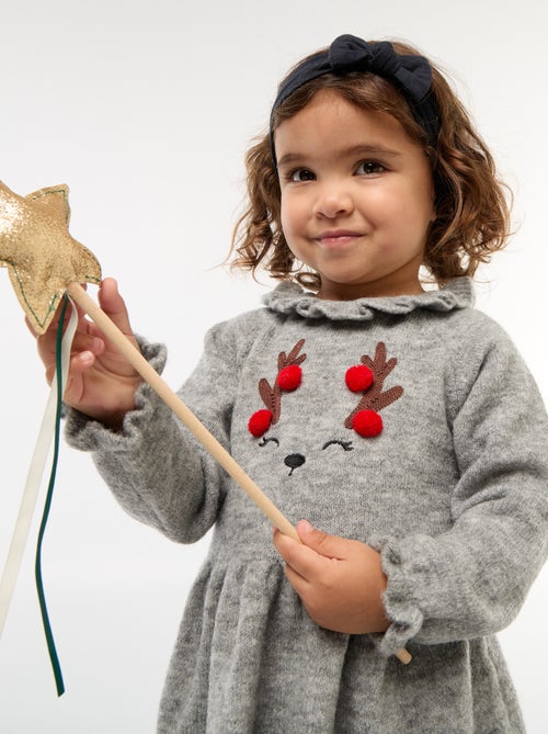 Kerstjurk met kraagje - Kiabi