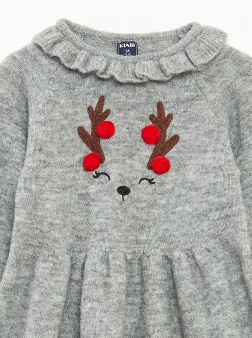 Kerstjurk met kraagje - Kiabi