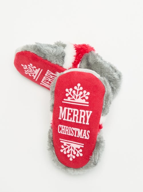 Kerstpantoffels 'kat' - Kiabi