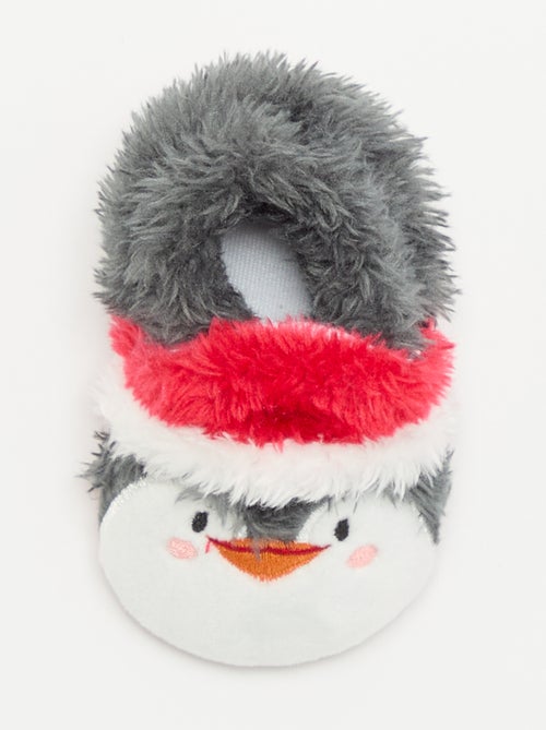 Kerstpantoffels 'pinguïn' - Kiabi