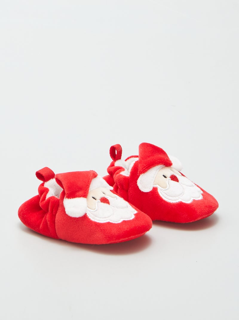 Kerstpantoffels ROOD - Kiabi
