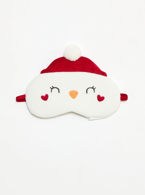 Kerstsetje - Pyjama + masker van velours - Kiabi