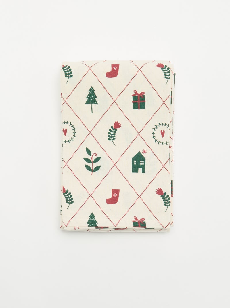 Kersttafelkleed - KIABI Home Ecru - Kiabi