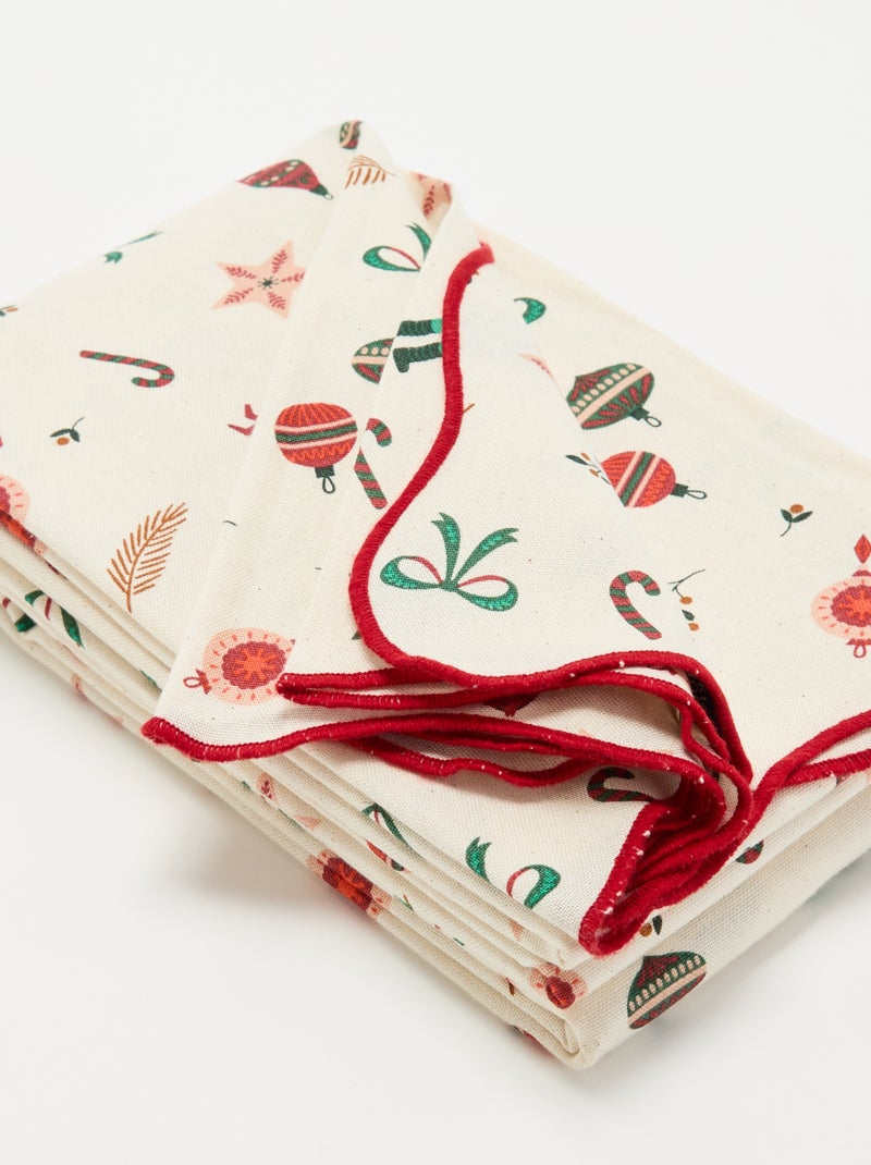Kersttafelkleed - KIABI Home Ecru - Kiabi