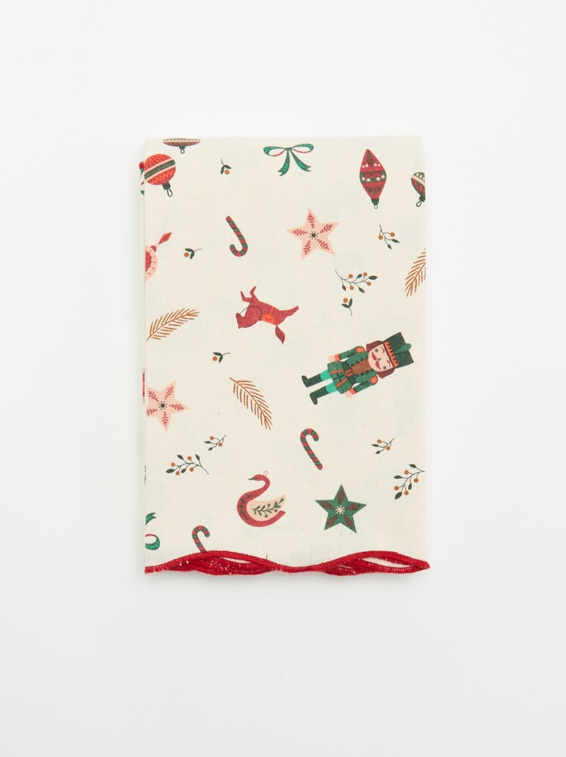 Kersttafelkleed - KIABI Home Ecru - Kiabi