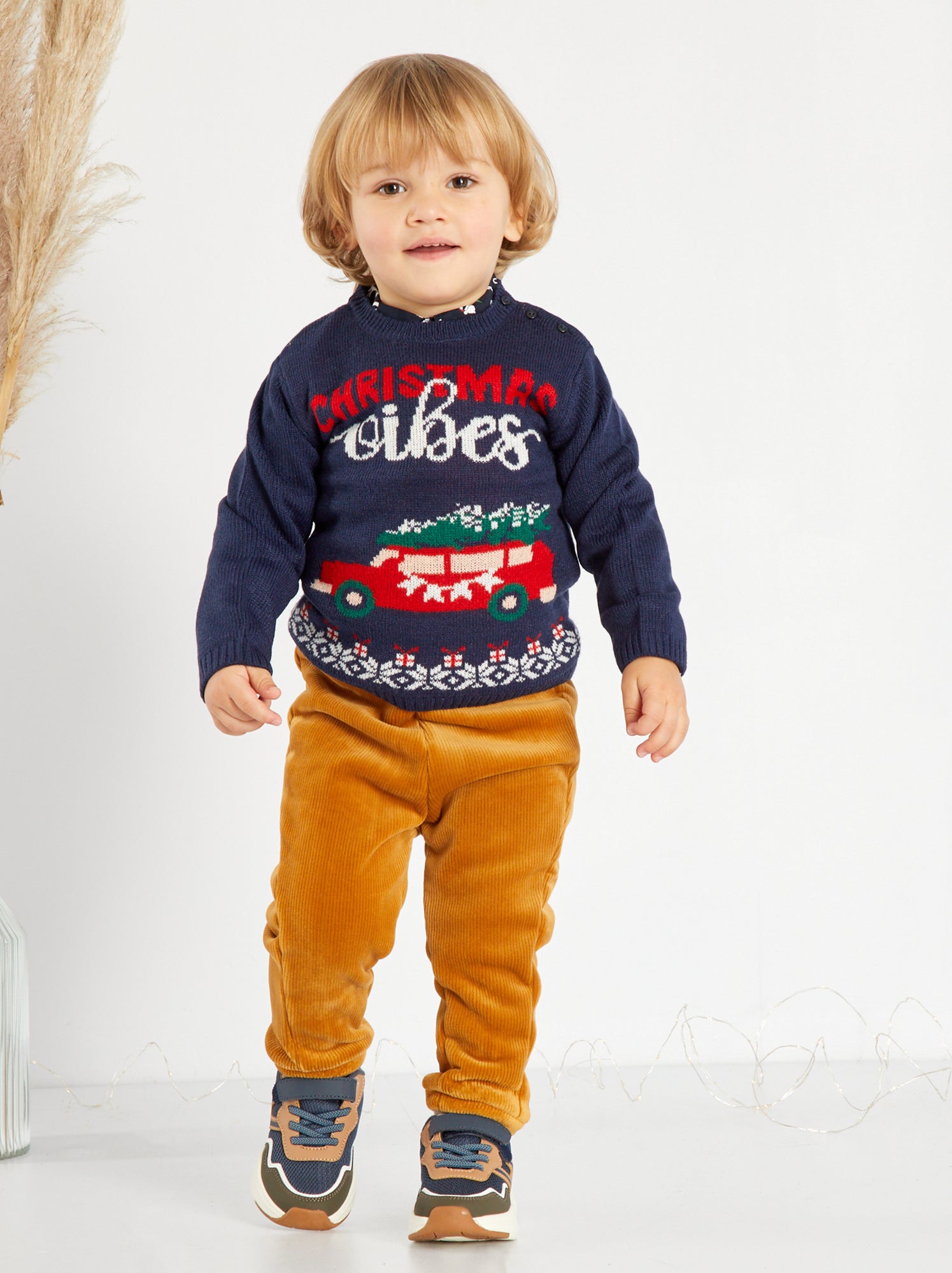 Kerstpyjama Kinderen - Kerst Speelgoed - Blauw