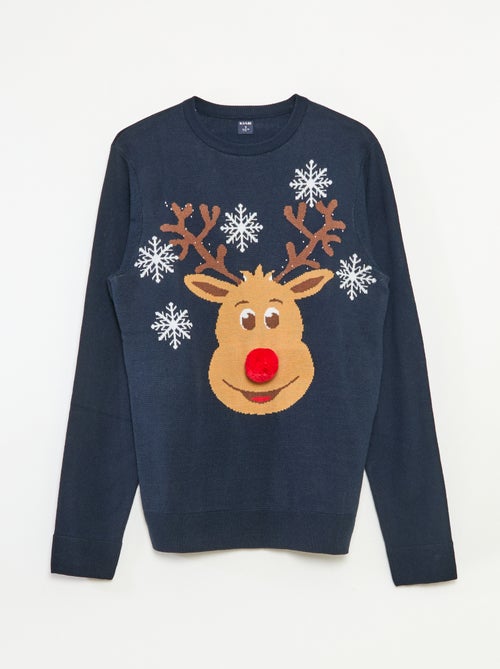 Kersttrui met rendier - Kiabi