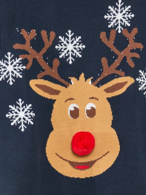 Kersttrui met rendier - Kiabi