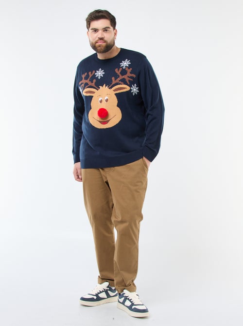 Kersttrui met rendierprint - Kiabi