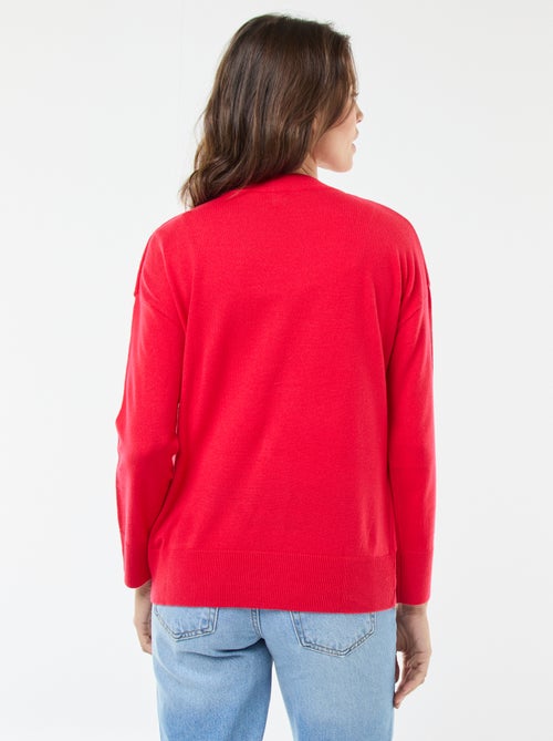 Kersttrui met rendierprint - Kiabi