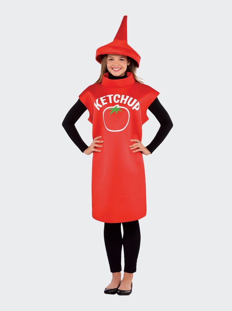Ketchupfles - Verkleedkleding ROOD - Kiabi