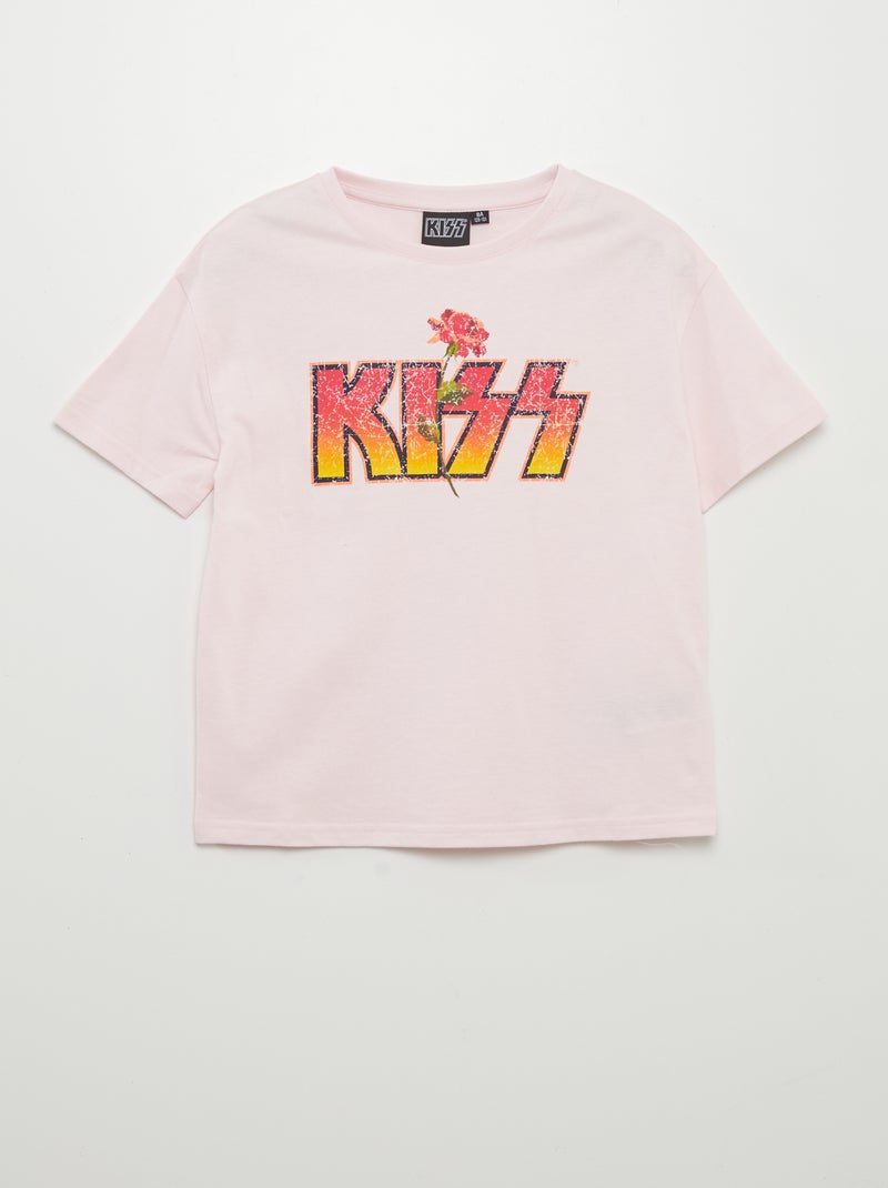 Kiss-T-shirt ROSE - Kiabi