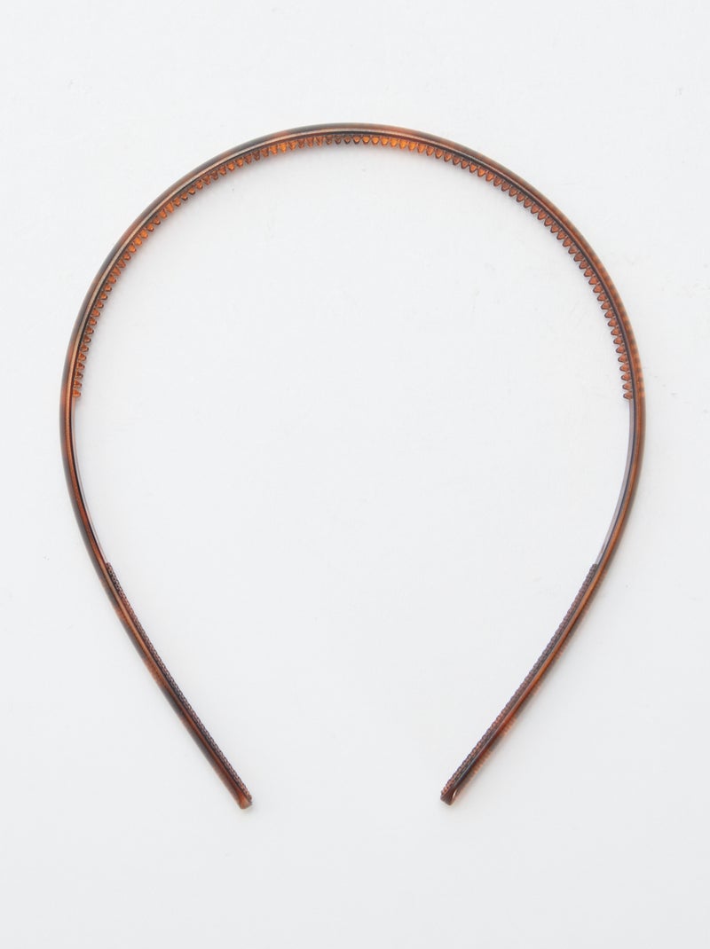 Klassieke diadeem! Bruin - Kiabi