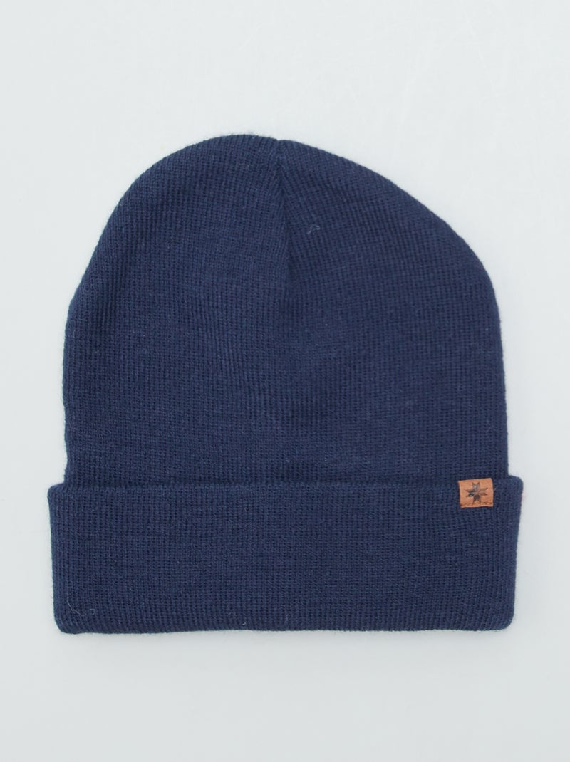Klassieke muts BLAUW - Kiabi