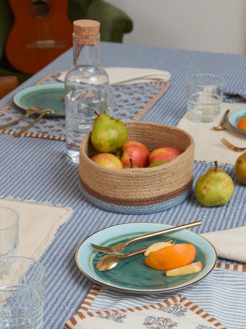 Klein opbergmandje van jute - Kiabi