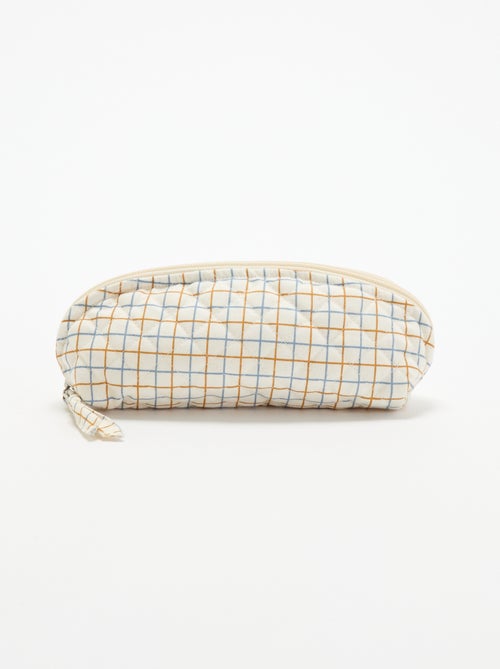 Kleine etui van gewatteerde stof - Kiabi Kleine etui van gewatteerde stof - Kiabi