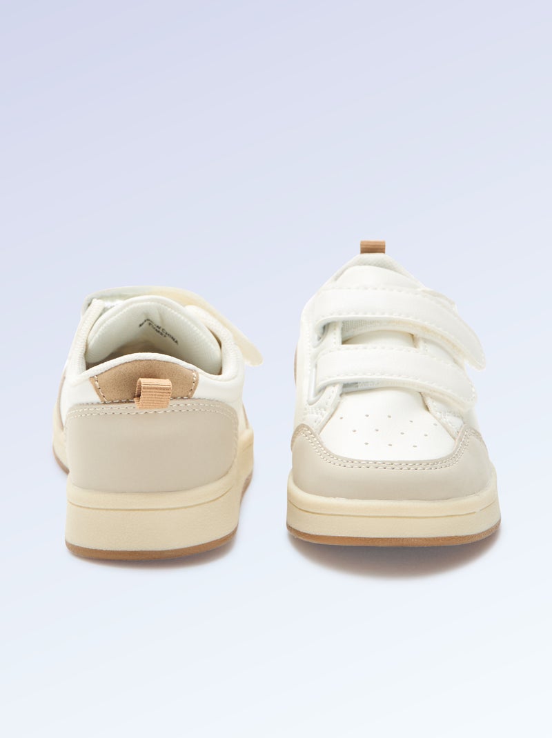 Klittenbandsneakers - motoriek 4 'lopen' - Kitchoun Biege - Kiabi