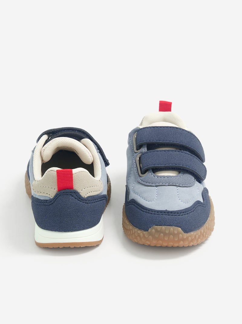 Klittenbandsneakers Blauw - Kiabi
