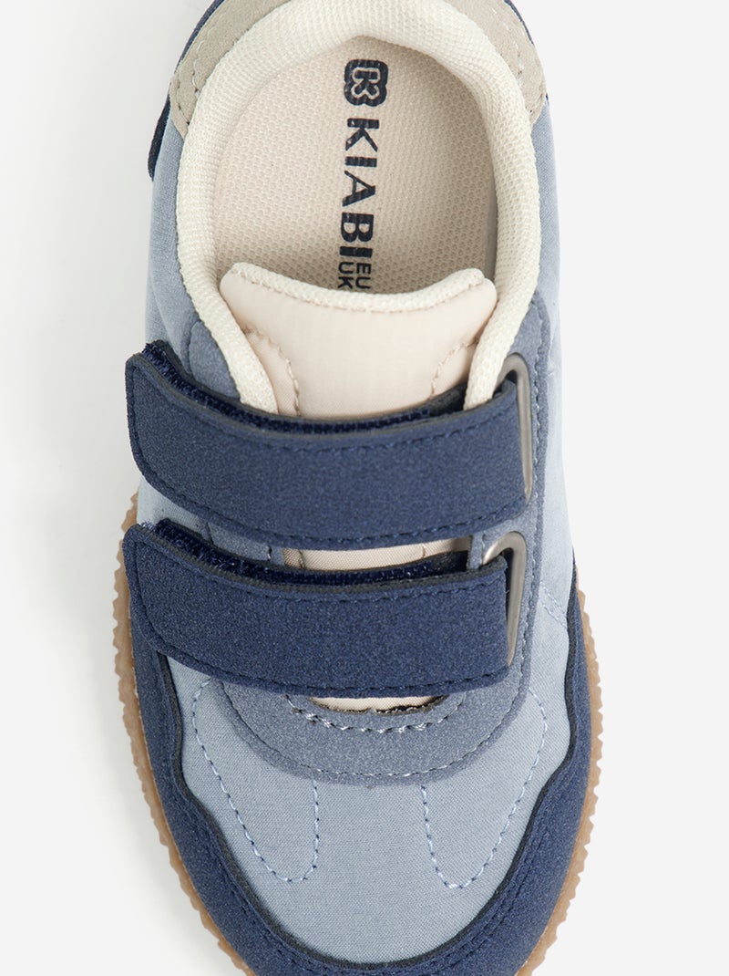 Klittenbandsneakers Blauw - Kiabi