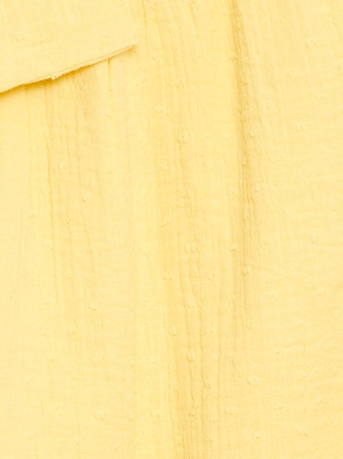 Klokjurk met effen kleur en schouderbandjes - Kiabi