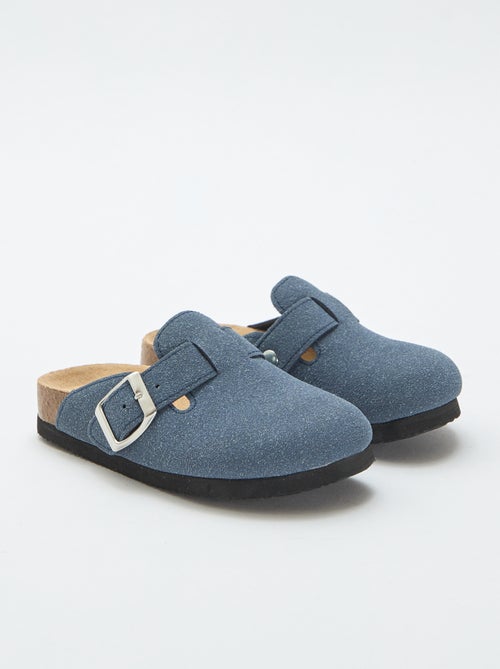 Klompen van suèdine met een gesp - Kiabi