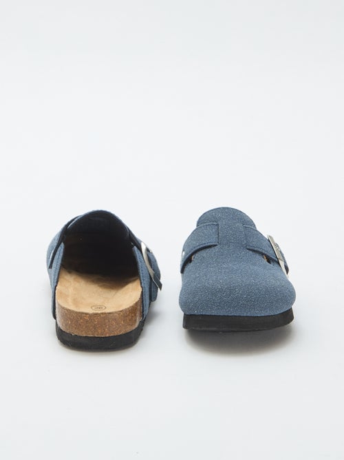 Klompen van suèdine met een gesp - Kiabi