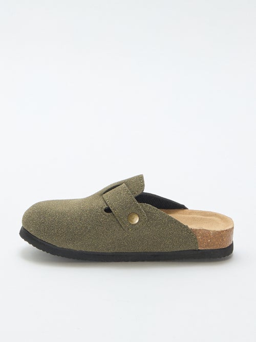 Klompen van suèdine met een gesp - Kiabi
