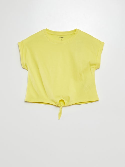 Knoop-T-shirt met korte mouw - Kiabi
