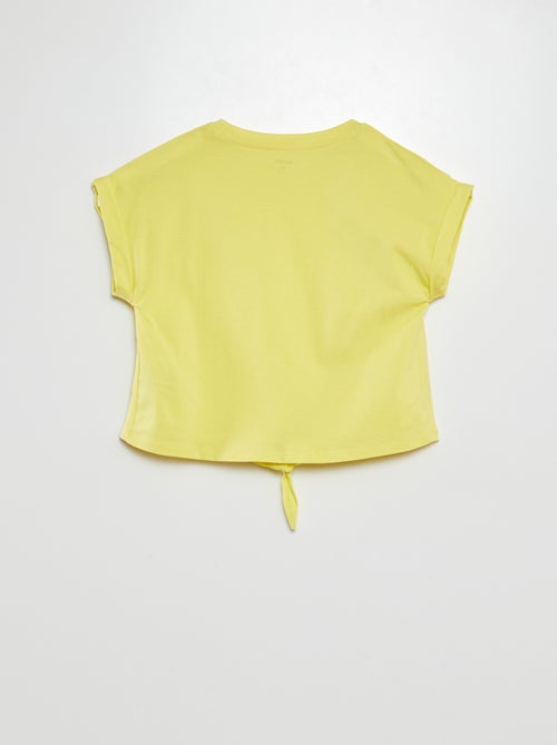 Knoop-T-shirt met korte mouw - Kiabi