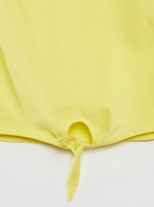 Knoop-T-shirt met korte mouw - Kiabi